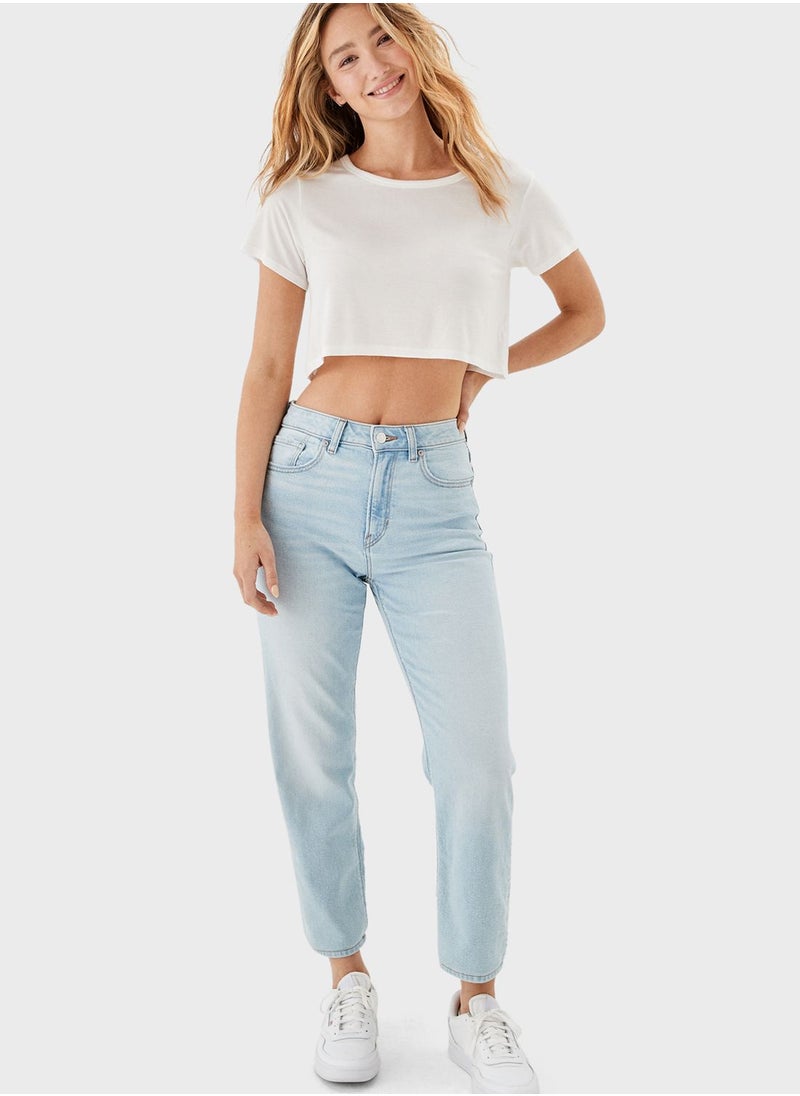 American Eagle - High Waist Mom Jeans - Image 1