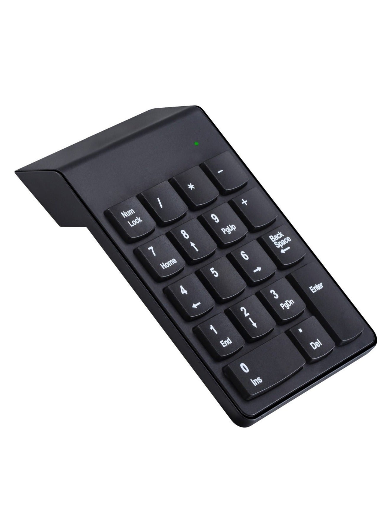 2.4G Wireless Numeric Keypad, Portable Number Pad for Laptop, Black