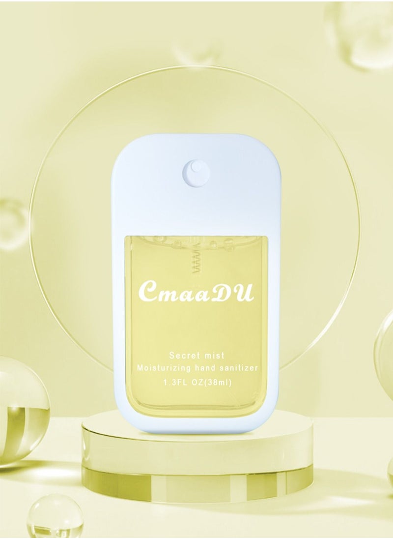 CmaaDu - Hand Sanitizer Spray Hydrating Portable Travel Friendly Effective Anti-Bacterial Quick-Drying Perfume Hand Sanitizer to Inhibit Bacteria and Protect Health 38ML - Image 1