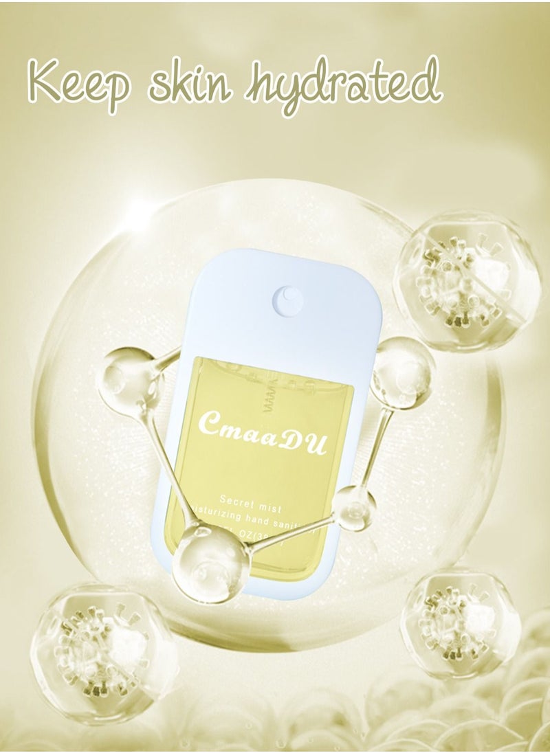 CmaaDu - Hand Sanitizer Spray Hydrating Portable Travel Friendly Effective Anti-Bacterial Quick-Drying Perfume Hand Sanitizer to Inhibit Bacteria and Protect Health 38ML - Image 1