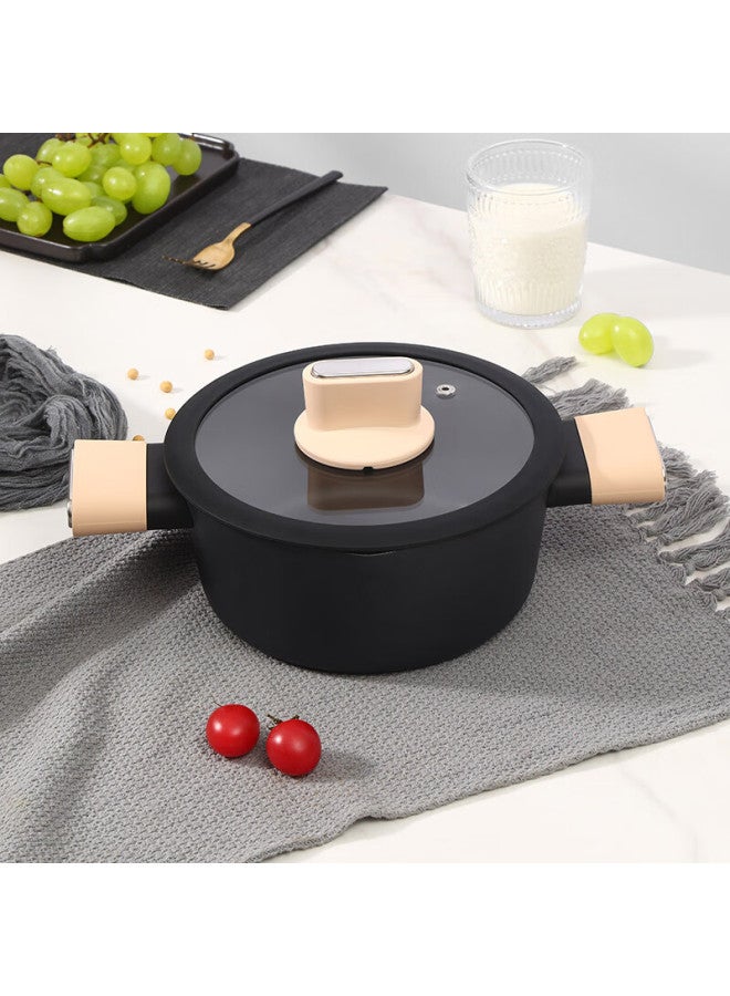 Visions Corning Non-stick Soup Pot 20cm, Noodle Pot, Flat Bottom Cooking Pot, Silicone Handle, Compatible With Gas And Induction Stoves - Image 4