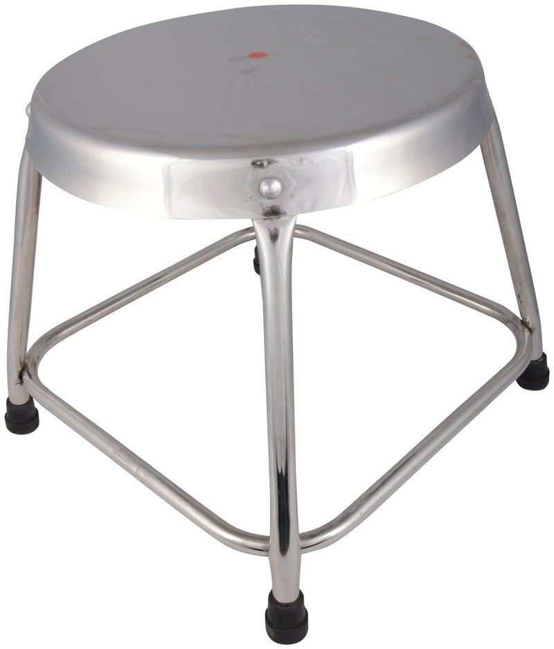 Bhaktee STL11 Stool Glossy Finish Silver - Image 3