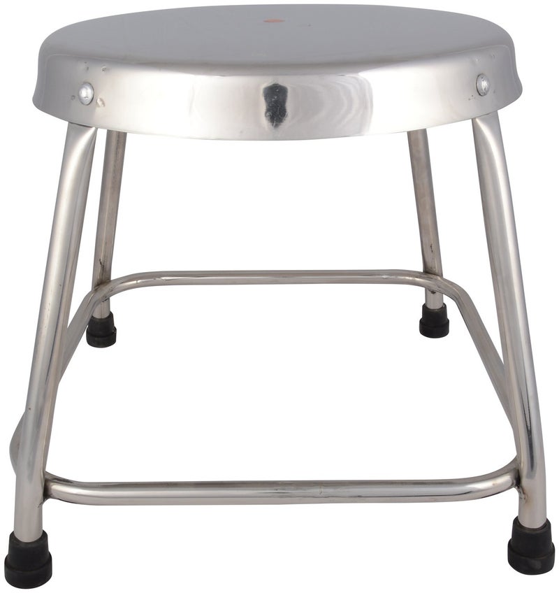 Bhaktee STL11 Stool Glossy Finish Silver - Image 2