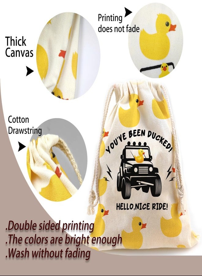 LANBAIHE Ducks Ducking Drawstring Bag, Rubber Duck Bag, Reusable Rubber Duck Bag, Great Gift for Any Duck Enthusiast 14.6 x 11.8 inches - Image 3