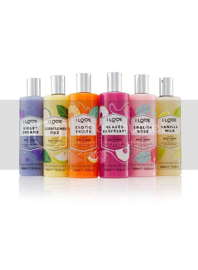 I LOVE Signature Exotic Fruits Scented Body Wash Rich & Creamy Foam Which Contains Natural Fruit Extracts Crueltyfree & Veganfriendly 360Ml - Image 4
