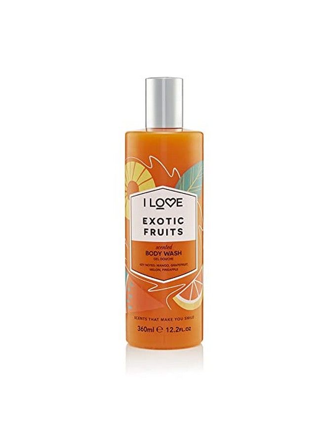 I LOVE Signature Exotic Fruits Scented Body Wash Rich & Creamy Foam Which Contains Natural Fruit Extracts Crueltyfree & Veganfriendly 360Ml - Image 2