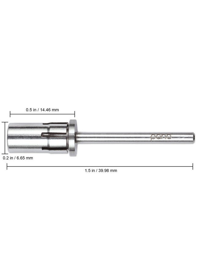 Pana Loxo Silver Color Easy-Off Mandrel Bit 3/32Inch Shanks- For Nail Drill/File Made In Usa - Image 1