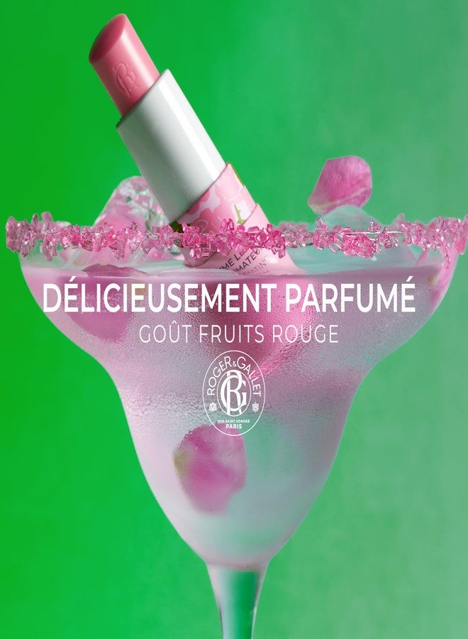 Roger & Gallet Repairing Lip Balm for Dry Lips, Nourishing Hydration with Shea Butter & Castor Oil, Glossy Natural Finish Lip Care (Rose | 3.5 g) - Image 2