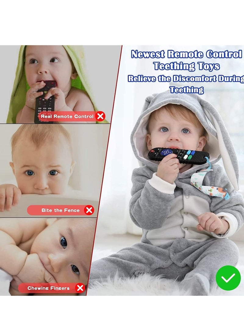 Gonice Soft Food Grade Silicone with TV Remote/Game Handle, Boys Girls Baby Toy for Early Sensory Chew Toys  - Image 5
