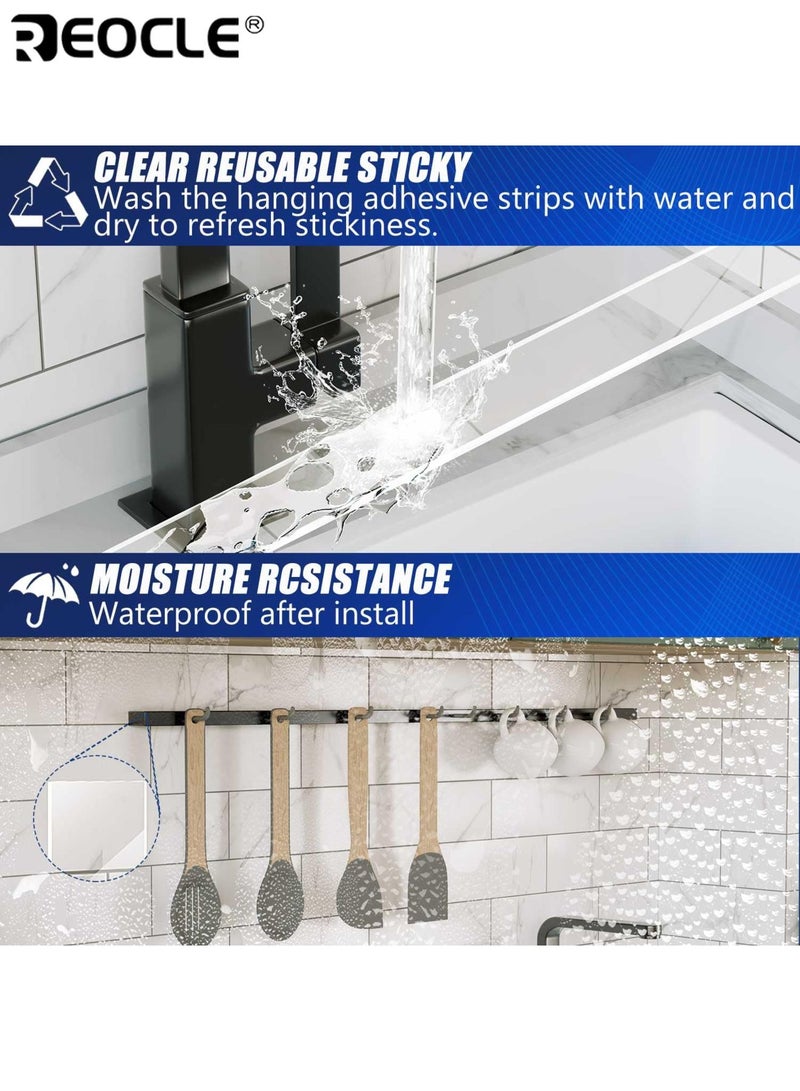 ريوكل شريط نانو مزدوج الجوانب مع تركيب شديد التحمل وتصميم شفاف قابل للإزالة، شرائط لاصقة قابلة لإعادة الاستخدام مع قبضة جل قوية للديكور المعلق على الحائط - Image 4