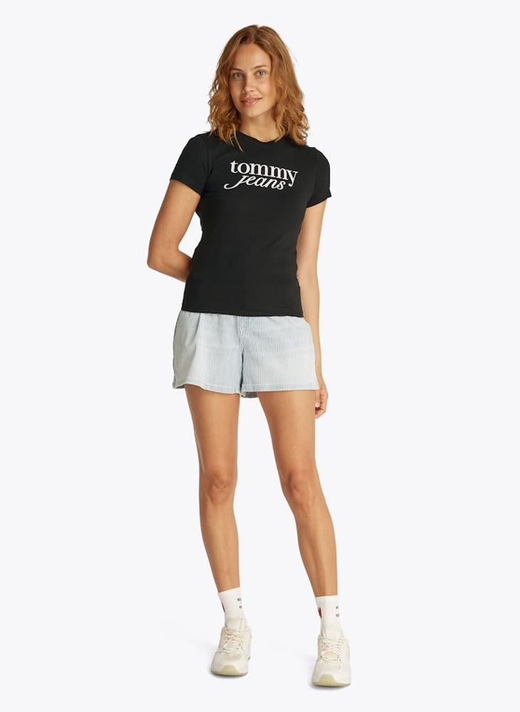 TOMMY JEANS Crew Neck Graphic T-Shirt  - Image 4