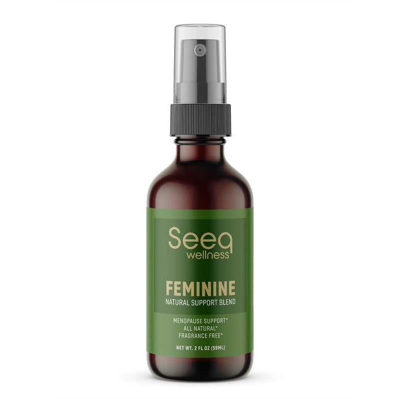 Seeq Wellness مزيل عرق نسائي طبيعي بالكامل - للحكة المهبلية، التهيج والرائحة - رذاذ نظافة نسائية للرائحة و BV - صنع في الولايات المتحدة؛ 2 أونصة - Image 1