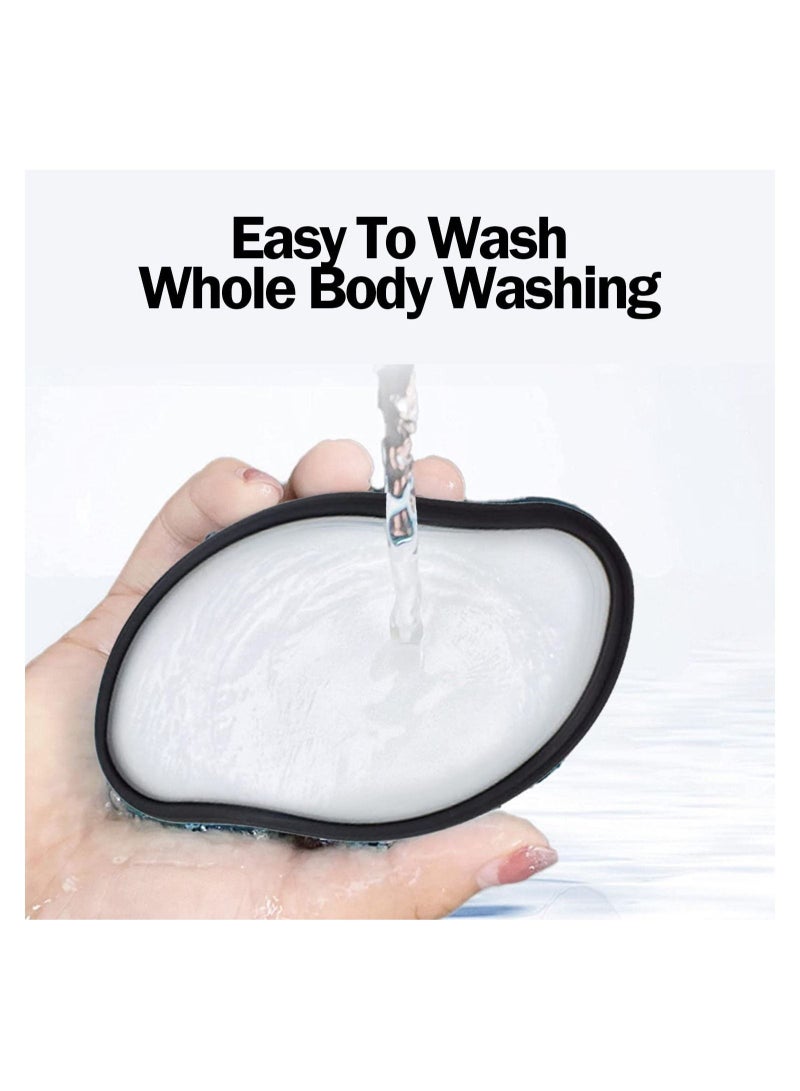 ممحاة الشعر الكريستالية الحقيقية، ممحاة إزالة الشعر السحرية، أدوات إزالة الشعر الكريستالية بدون ألم، إزالة شعر سريعة وسهلة لبشرة ناعمة وملساء للرجال والنساء (أسود) - Image 5