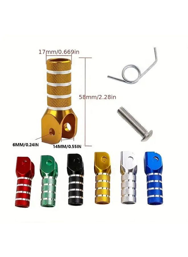 Green Off Road Motorcycle Gear Shift Lever Foot Support Suitable For Dirt Bike Universal - Image 5