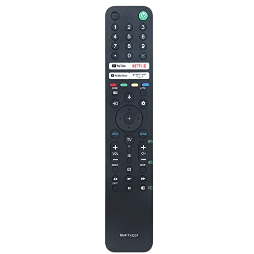 Allimity RMF-TX520P Replacement Voice Remote fit for Sony TV KD-50X75 KD-50X75A KD-50X74 KD-43X75 KD-43X75A KD-43X74 KD-43X73 KD-75X80J KD-75X80BJ KD-65X80J KD-65X80AJ KD-55X80J KD-55X80AJ KD-50X80J - Image 1