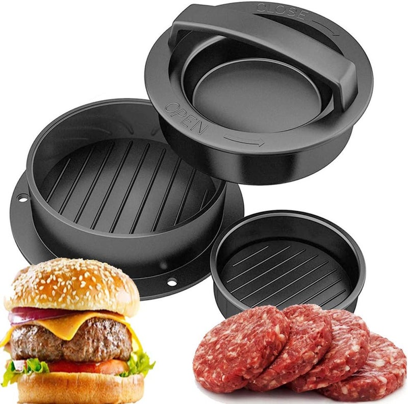 Burger Press – Non-Stick Patty Maker – Easy Mold for Beef, Veggie, or Chicken Burgers, Heavy-Duty Build, Grill & Kitchen Ready, Perfect for BBQ Lovers  - Image 3