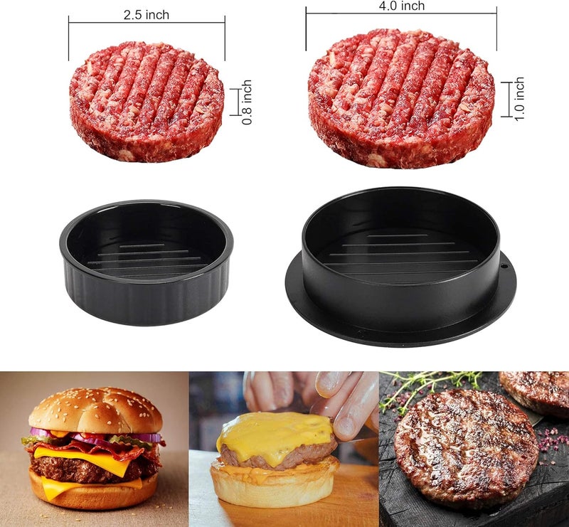 Burger Press – Non-Stick Patty Maker – Easy Mold for Beef, Veggie, or Chicken Burgers, Heavy-Duty Build, Grill & Kitchen Ready, Perfect for BBQ Lovers  - Image 5