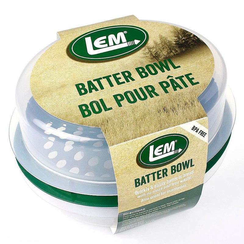 LEM Products Batter Bowl Translucent and Green - Image 1