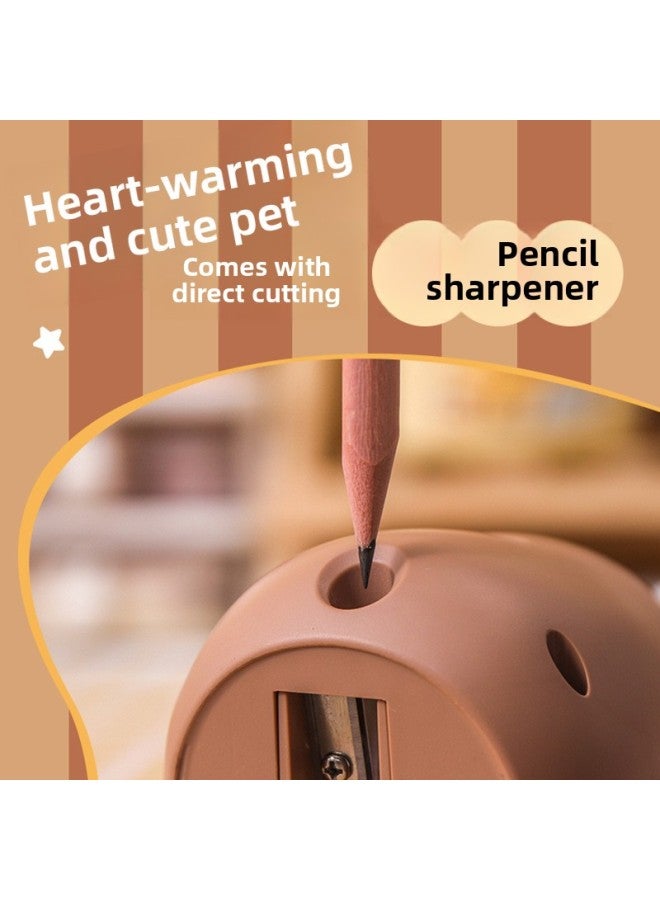 Small Capybara Pencil Sharpener Desk Lamp Creative Cute Student Night Light Children's Hose Desk Lamp Female Birthday Gift-Specifications:Little Capybara Pencil Sharpener Table Lamp - Image 4