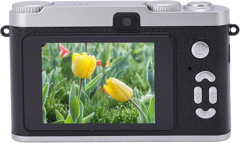 Black FILFEEL Ultra Clear 48MP Dual Camera 8X Zoom 2.4 Inch HD Screen Image Stabilization - Image 4
