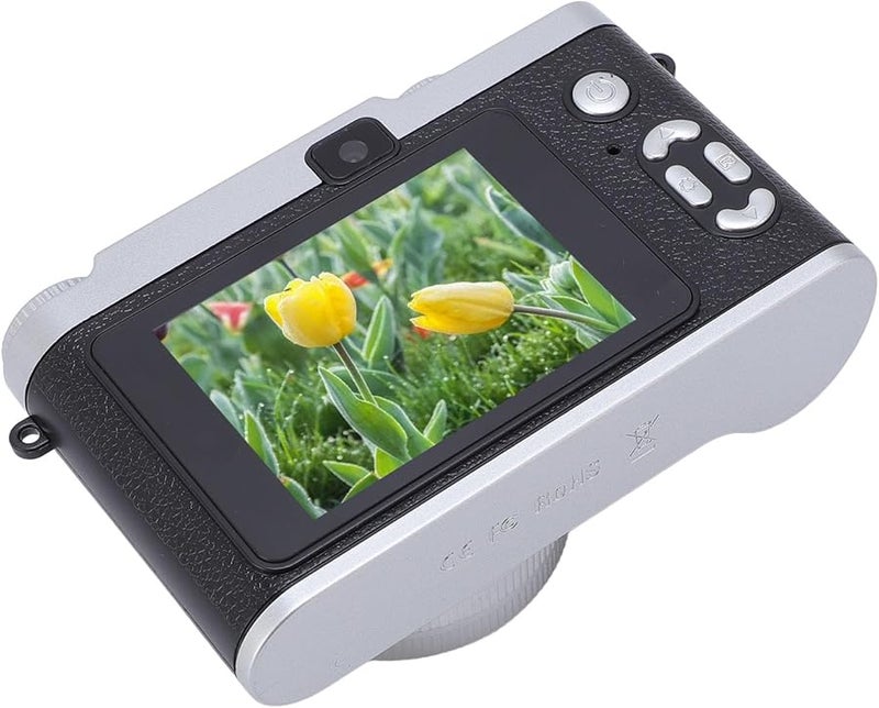 Black FILFEEL Ultra Clear 48MP Dual Camera 8X Zoom 2.4 Inch HD Screen Image Stabilization - Image 3