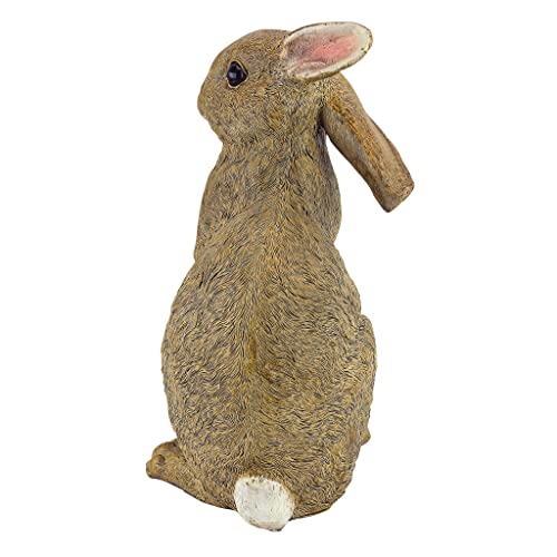 Design Toscano QM200681 Hopper the Bunny Standing Rabbit Indoor/Outdoor Garden Statue, 6 Inches Wide, 11 Inches Tall, Handcast Polyresin, Full Color Finish - Image 5
