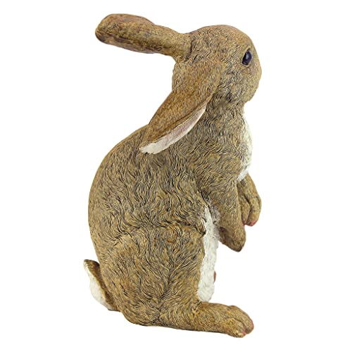 Design Toscano QM200681 Hopper the Bunny Standing Rabbit Indoor/Outdoor Garden Statue, 6 Inches Wide, 11 Inches Tall, Handcast Polyresin, Full Color Finish - Image 4