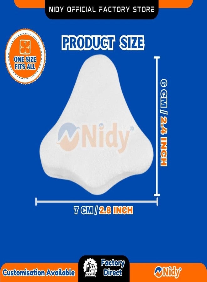 Nidy® 100Pcs Disposable Nose Patches DIY Fabric Non-Woven Nose Strips for Pores Blackhead Remover Pore Strips Peel Off Mask Blackheads Cleansing Cream Moisturizer - Image 3