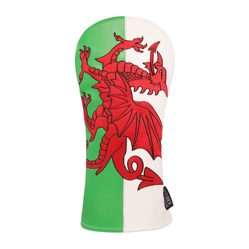 SHABIER United Kingdom Flag Golf Head Cover Golf Wood Club Headcover Driver Cover The Red Dragon - Image 2