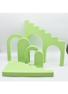Generic Photo props Photographic background board Photographic ornaments Geometric beauty accessories Photographic foam backgroundLadder Door Opening Combination Pistachio Green Ladder Door Opening Combination Pistachio Green 