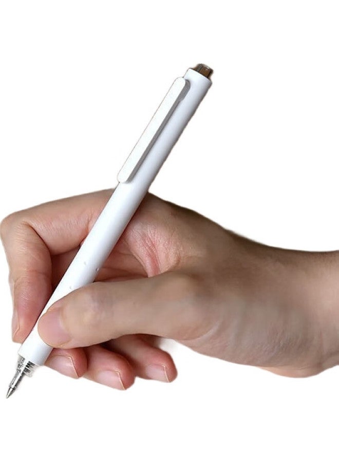 Kaco Jingdian Low Center Of Gravity Retractable Gel Pen For Students' Practice And Exams, 0.5Mm, Blue Ink, Blue And Black Core, Single Pen, K1028 - Image 1