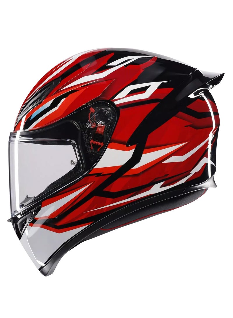 AGV K1 S Lion Black/Red/White Helmet - Image 2