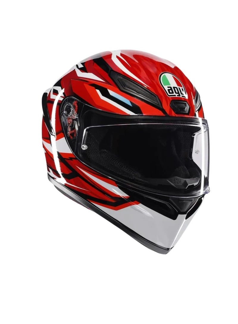 AGV K1 S Lion Black/Red/White Helmet - Image 1