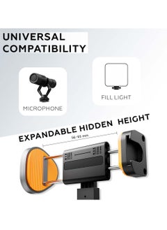 AMROAH 161cm/63,39" Portable Selfie Stick Tripod with Remote, Compact Photo Video Wireless Selfie Stick Tripod Stand 360° Rotate Travel for Cell Phones Apple iPhone Pro Max 16 15 14 13 Samsung Xiaomi GoPro  - Image 4