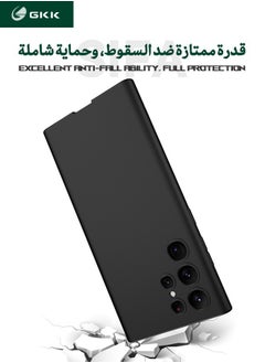 GKK Samsung Galaxy S24 Ultra Case, Slim Liquid Silicone Skin Feeling Protective Case for Samsung S24 Ultra, Shockproof Drop Proof Protective Cover, Anti Yellowing, Anti Scratch for Samsung S24 Ultra, Black  - Image 3