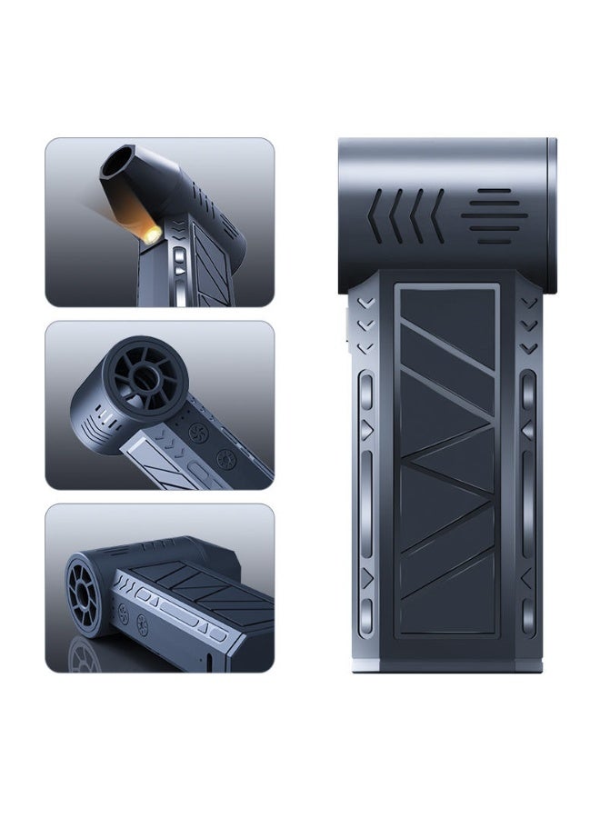 RION 130,000RPM Compressed Air Duster, Cordless Turbo Air Blower with 5000mAh Battery, Portable Mini Dust Cleaner for Car, Home & Office - Image 2