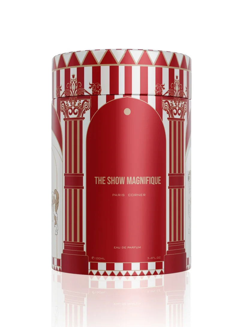 PARIS CORNER Paris Corner The Show Magnifique Eau De Parfum 100ml for Women | Sweet Strawberry Marshmallow Fragrance | Vanilla Musk Perfume