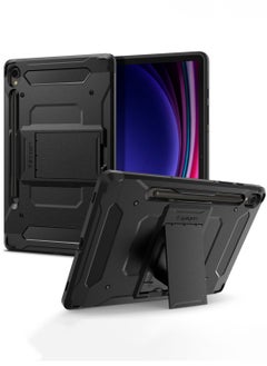 Tough Armor Pro Samsung Galaxy Tab S9 Case Cover 11 inch Premium Shockproof Protective Hard Shell Case with Kickstand and S Pen Holder - Black
