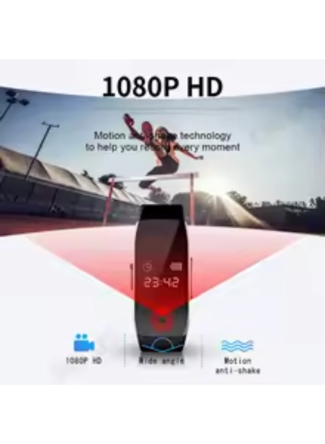 Watch with Mini Camera 1080P Hidden HD DV Professional Digital Video Audio Photo Recorder Flexible Strap Multi-size It can tell you the time, date, photograph and record sound - Image 2