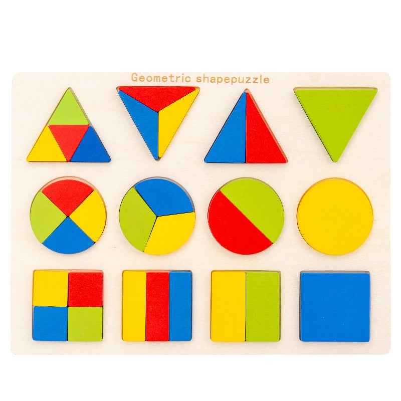 Puzzle Board Geometric Shape Matching Cognitive Jigsaw Puzzle Board Children Baby Intelligence Development 6-Year-Old Early Education Toy - Image 5