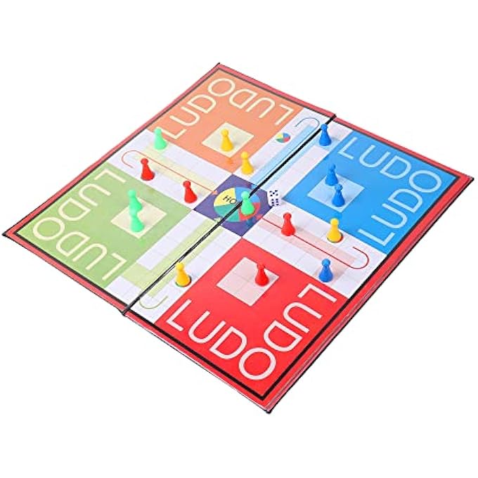 Ekta New Ludo Snakes and Ladders Board Game Multicolor - Image 3