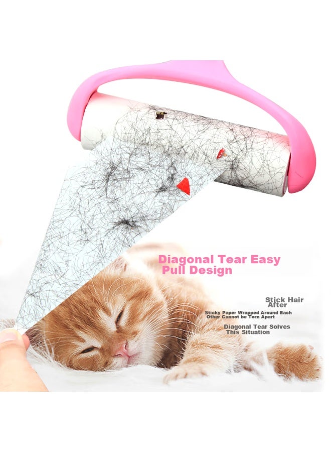 East Lint Roller, 16cm, 7 Rolls, 420 Sheets, Tear-apart Lint Removal Roll Paper, Replaceable Paper For Clothes, Cat And Dog Hair Cleaning Tool - Image 3