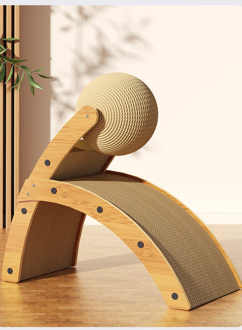MissTiara High Quality Cat Toy Durable Scratcher R Shaped Cat Scratching Cardboard Pad Cat Scratch Board - Image 3
