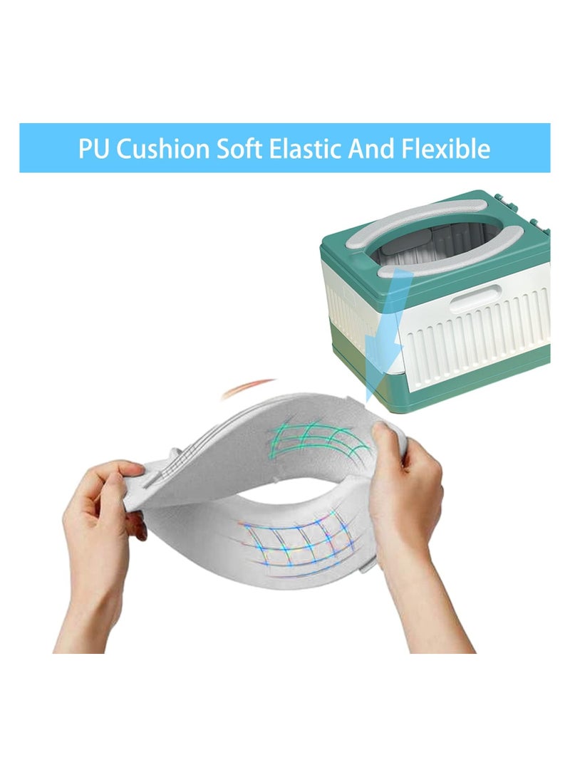 Arabayt Portable potty training seat for toddlers, foldable toilet for children and infants, travel potty for kids—suitable for use in cars, while camping, or on chairs; for indoor and outdoor use; includes 15 disposable liners - Image 3