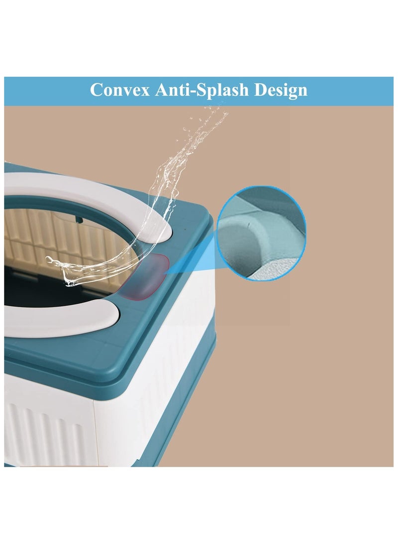 Arabayt Portable potty training seat for toddlers, foldable toilet for children and infants, travel potty for kids—suitable for use in cars, while camping, or on chairs; for indoor and outdoor use; includes 15 disposable liners - Image 5
