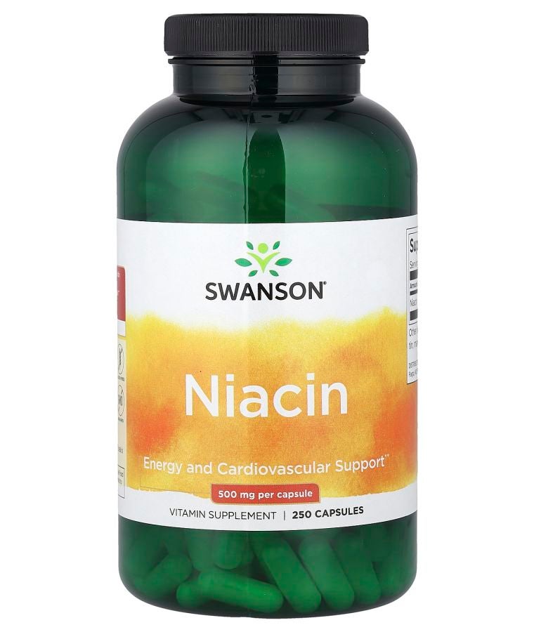 SWANSON Niacin 500 mg 250 Capsules