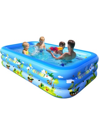 Inflatable Swimming Pool for Kids,3 Tier Thickened Swimming Pools,Paddling Pool for Toddlers Backyard Outdoor Garden backyard Summer Water Party Pool - pzsku/Z59B5AC7326CC08218DCDZ/45/1749707234/f5951895-07b6-4a2b-94b4-c37ae1ac6a8b