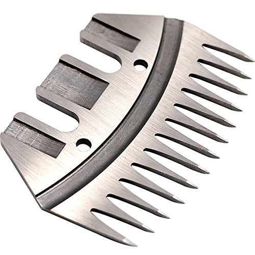 MUDUOBAN Sheep Shears Blades Replacement Clipper Blades Stainless Steel Straight 13 Tooth Electric Wool Comb Cutter Goats Clipper Scissors Blade - Image 3