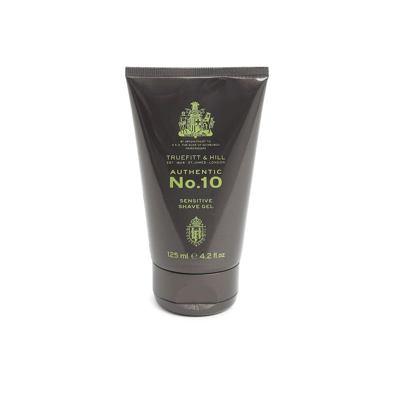 Truefitt  Hill Sensitive Shave Gel  No 10  Traditional Formula to Reduce Redness and Swelling Soothes and Calms Irritated Skin and Razor Burn for a Gentle Cooling Shave  42 oz
