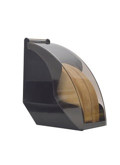 Generic Coffee Filter Holder,Coffee Filter Container Stand,Coffee Filter Box with Dustproof Cover, Filter Paper Holder for Coffee Shop, Home, Storage Capacity of 100 pcs Paper Filters (Black)  - Image 1